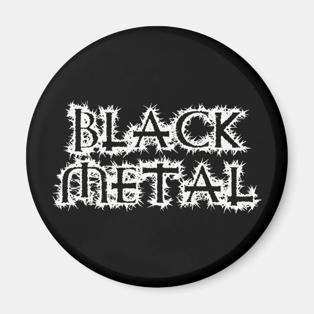 Imã Black Metal (Frente)