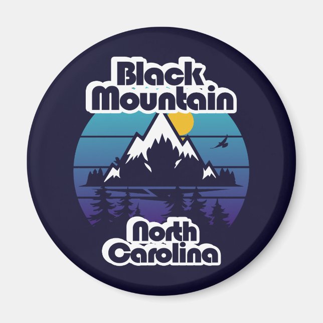 Imã Black Mountain, Carolina do Norte (Frente)