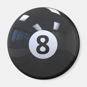 Imã Black nº 8 Billiard Piscina Ball