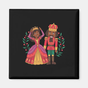 Imã Black Nutcracker Sugar Plum Fairy Kwanzaa