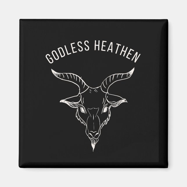 Imã Black Phillip Godless Heat (Frente)