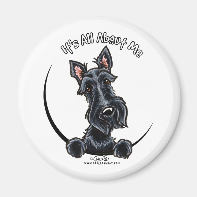 Imã Black Scottie IAAM (Frente)