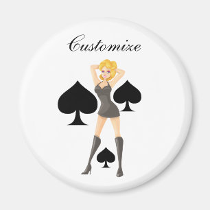 Imã Black Spades Blona Queen Thunder_Cove