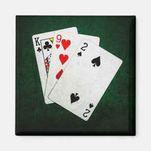 Imã Blackjack 21 ponto - King, Nove, Dois