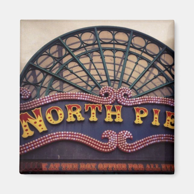 Imã Blackpool North Pier Magnet (Frente)