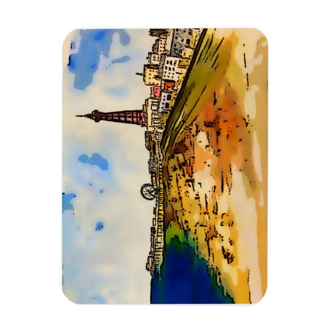 Ímã Blackpool Seaside Lancashire (Vertical)