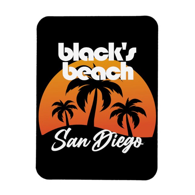Ímã Black's Beach, San Diego (Vertical)