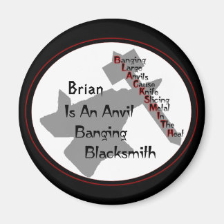 Imã Blacksmith Personalizado