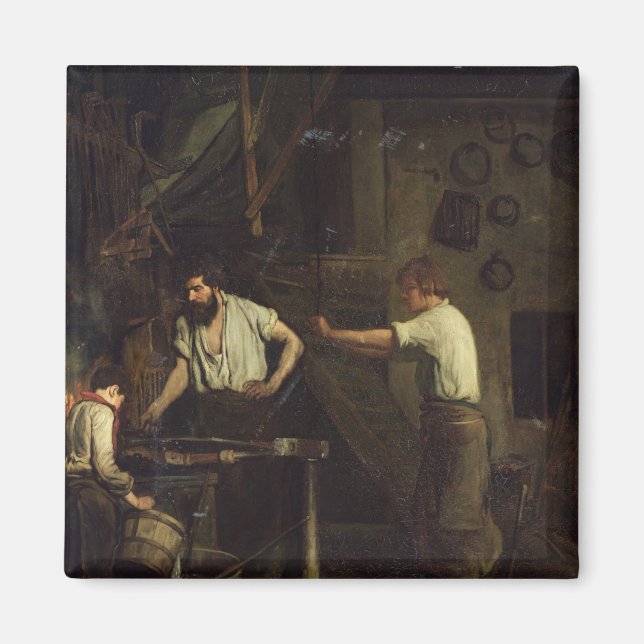 Imã Blacksmiths, Memory of Treport, 1857 (Frente)