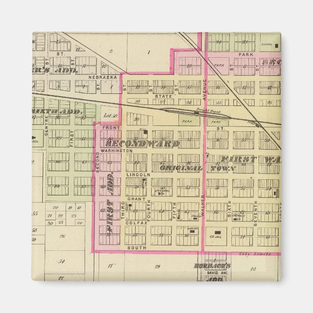 Imã Blair, Nebraska (Frente)
