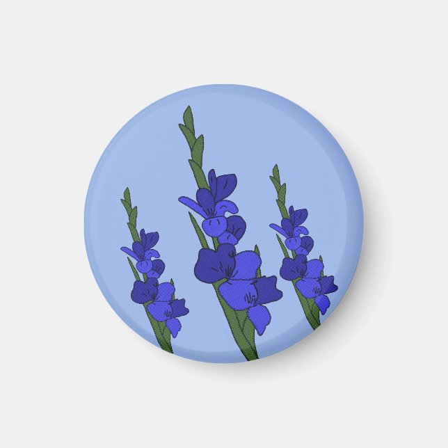 Imã Blaue Gladiole  (Frente)