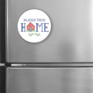 Imã Bless This Home Magnet