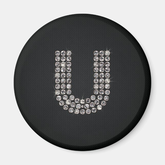 Imã bling - U (Frente)