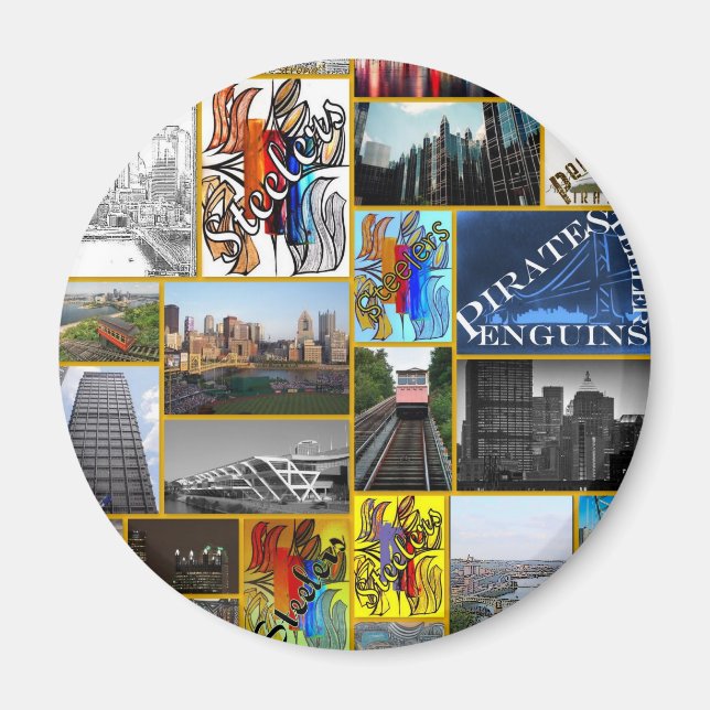 Imã Blink Pittsburgh (Frente)