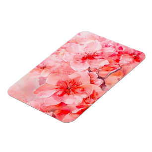 Ímã Bliss do Flor de Cereja da Aquarela