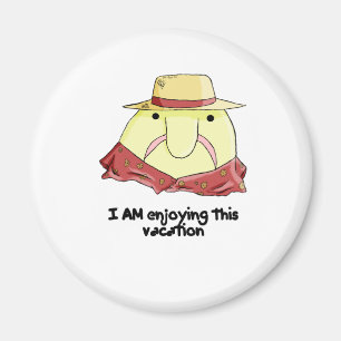 Imã Blobfish em férias