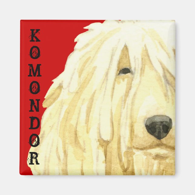 Imã Bloco de Cores Komondor (Frente)
