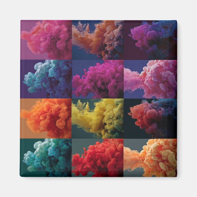 Imã blocos de cores fortes (Frente)