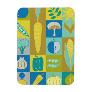 Ímã Blocos de vegetais II