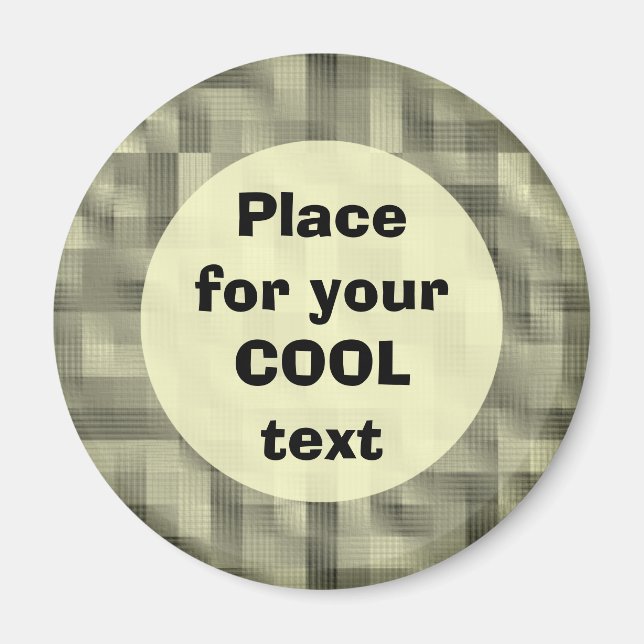 Imã Blocos - Modelo redondo (Frente)