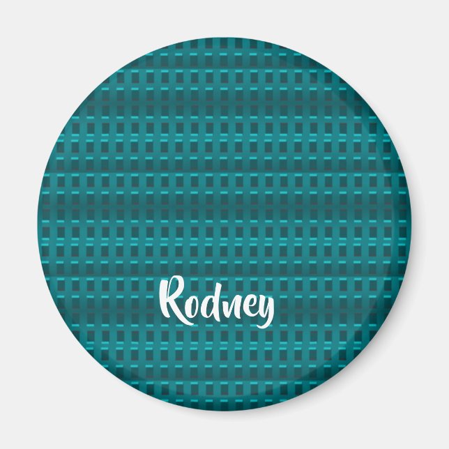 Imã Blocos plásticos de nome personalizado (Frente)