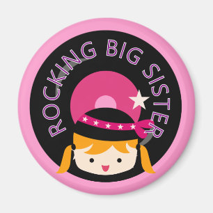 Imã Blond Rocking Big Sister