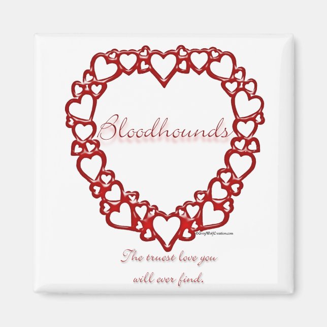 Imã Bloodhound True Love (Frente)