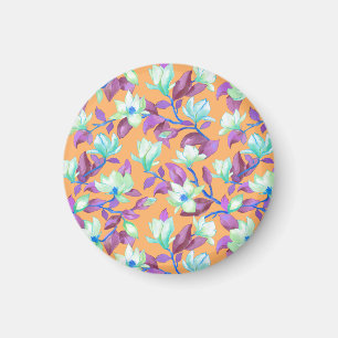 Imã Blooming magnolia on vanilla sky