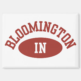 Imã Bloomington Indiana Fridge Magnet College Gift