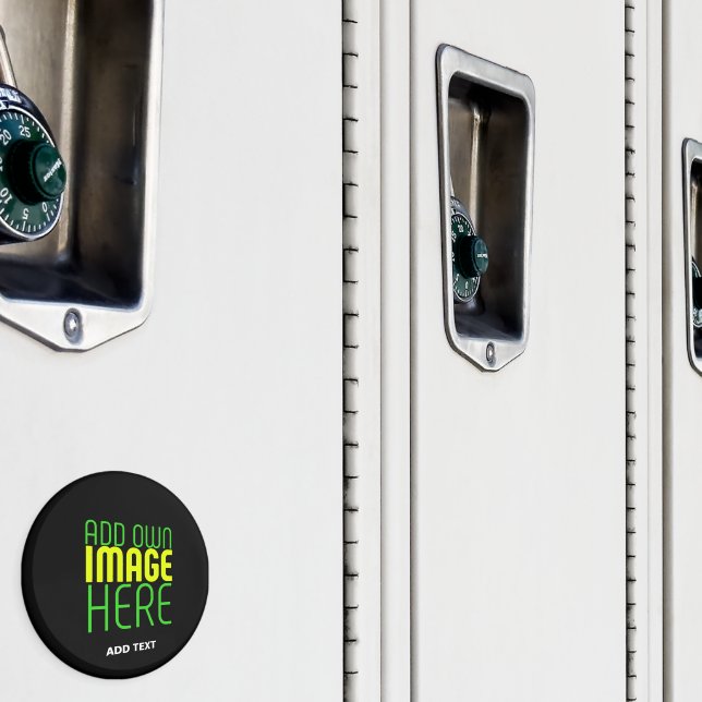IMÃ BLOQUEIO DE MODELO DE TEXTO DE IMAGEM NEGRA EDITÁV (In Situ (Locker))