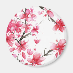Imã Blossom de cerejeira bonito e elegante  Magnet
