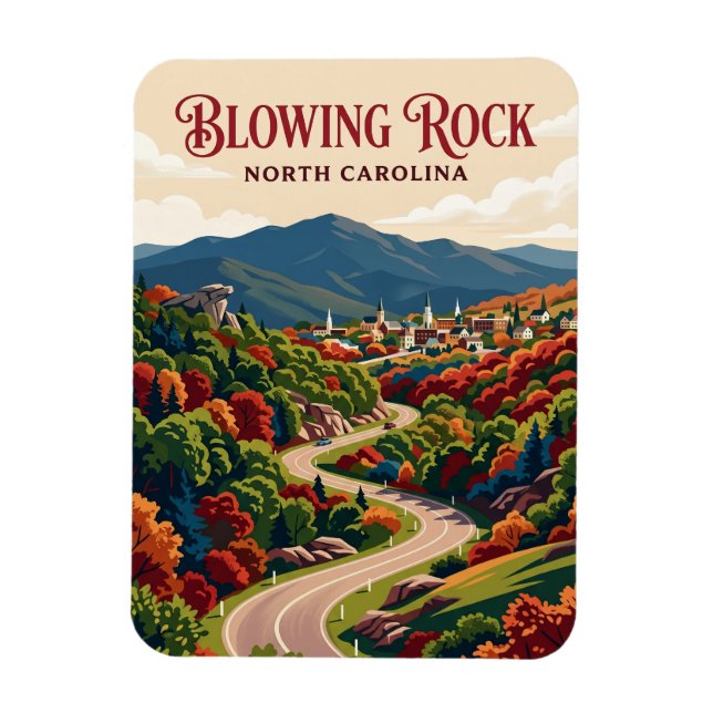 Ímã Blowing Rock EUA (Vertical)