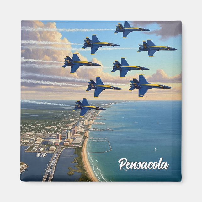 Imã Blue Angels em Pensacola Florida (Frente)