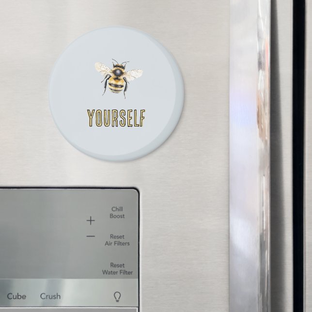 Imã Blue Bee Yourself (In Situ (Fridge))