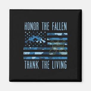 Imã Blue Camo Usa Bandeira Honra O Obrigado Falhado Qu