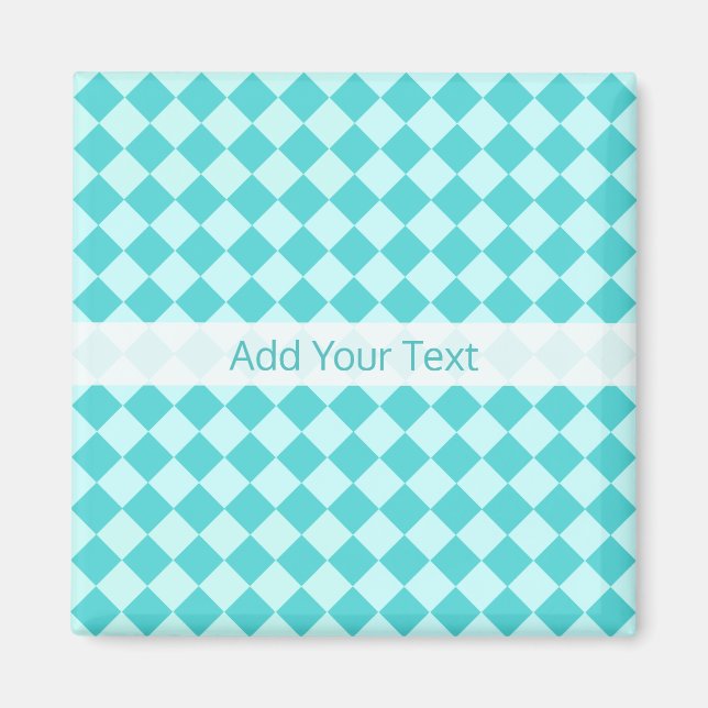 Imã Blue Combination Diamond Patterno de Shirley Taylo (Frente)