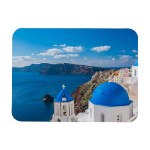 Ímã Blue Domes of Santorini