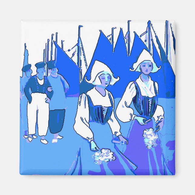 Imã Blue Dutch, Girls (Frente)