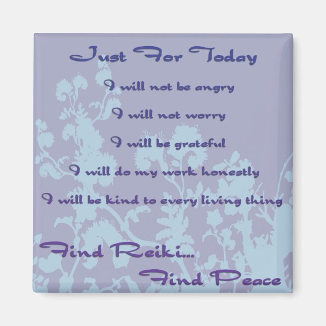 Imã Blue Find Reiki (Frente)