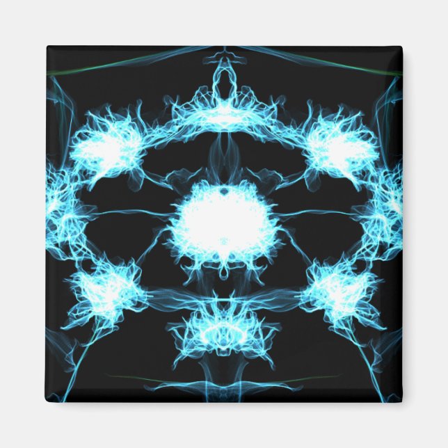 Imã Blue Flame Mandala (Frente)