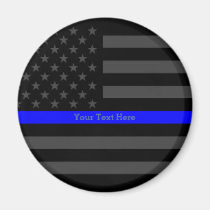 Imã Blue Line fino personalizado exprime a bandeira