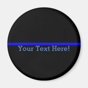Imã Blue Line fino simbólico personaliza este