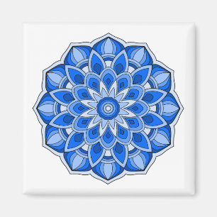Imã Blue Mandala