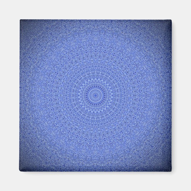 Imã Blue Mandala (Frente)