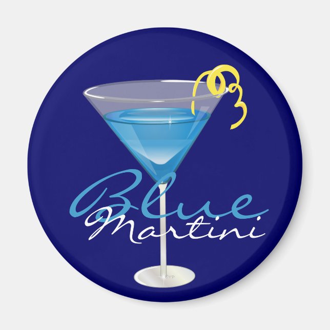 Imã Blue Martini (Frente)