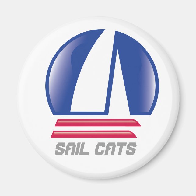 Imã Blue Moon_Pontoon Racing_SAIL CATS (Frente)