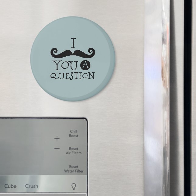 Imã Blue Mustache Você Um Dia de os pais De Humor De P (In Situ (Fridge))