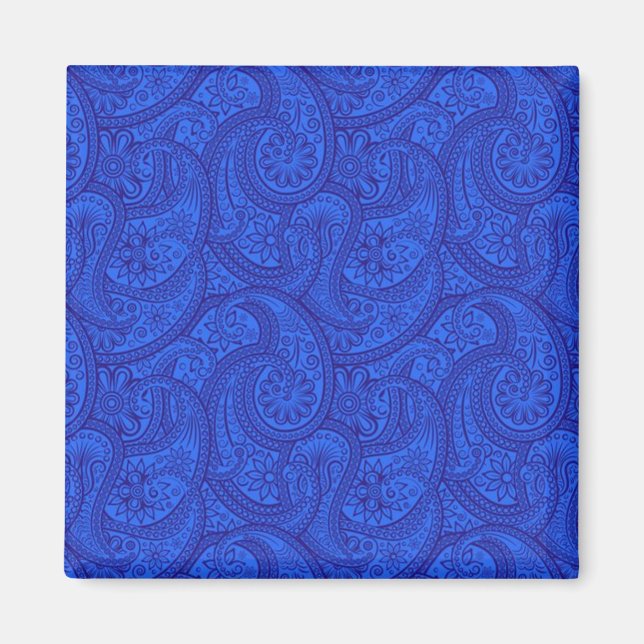 Imã Blue Paisley (Frente)