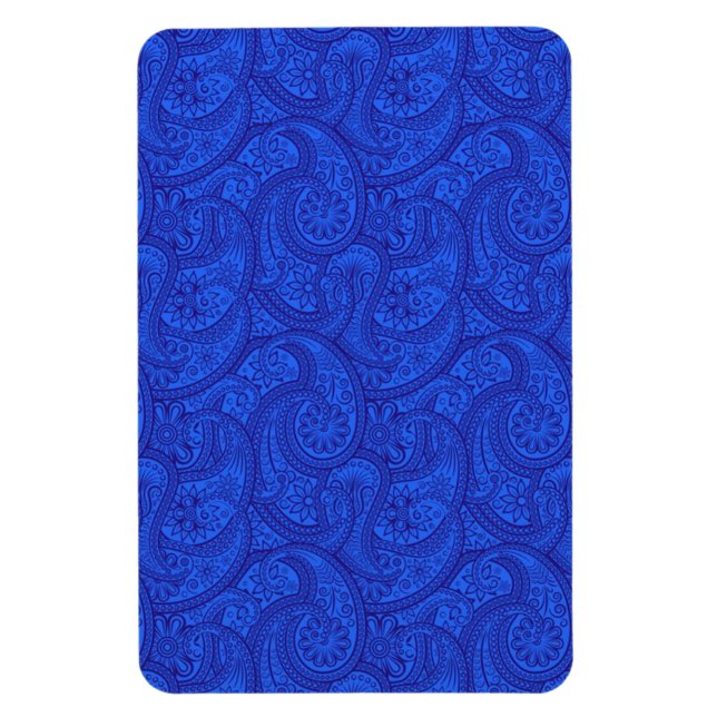 Ímã Blue Paisley (Vertical)