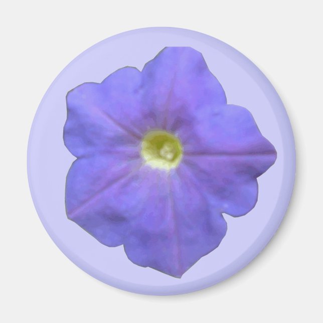 Imã Blue Petunia Magnet (Frente)